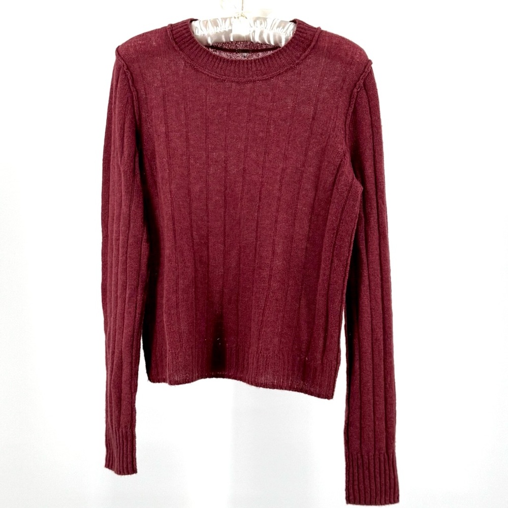 Free People Be Mine Cashmere Ribbed Lightweight Sweater Size S